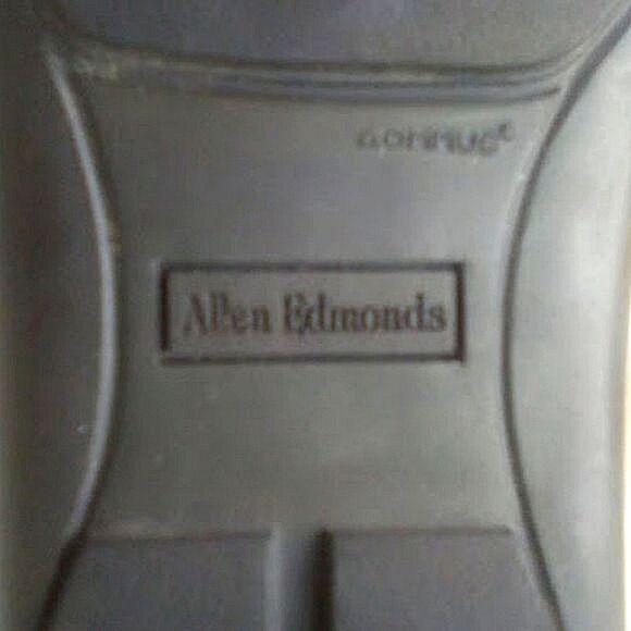 Allen Edmonds Driving Loafers Tan Leather Brooker Slip On with Penny Slot 11D